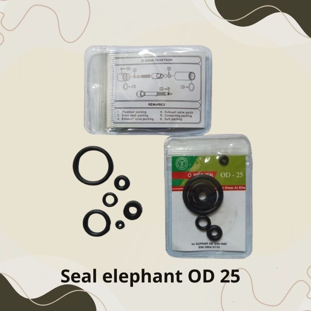 O-RING SEAL OD 25 || SEAL ELEPHANT