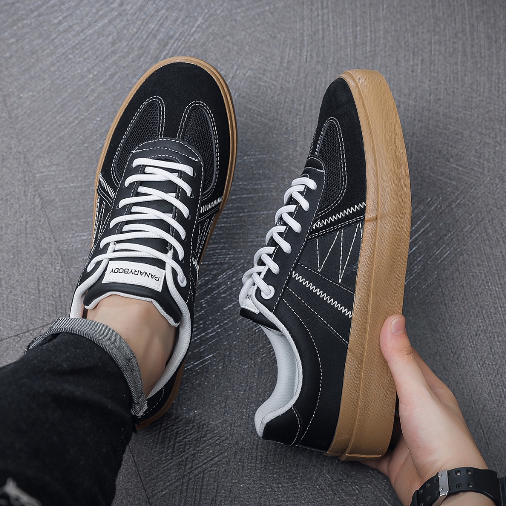 PANARYBODY Sepatu Pria Sepatu Putih Sepatu Kuliah TH2402  Sepatu Fashion Street Style