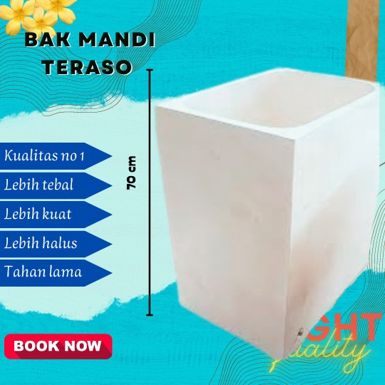 Bak Mandi Kotak Elegant Terasso JURAGAN TERAZZO