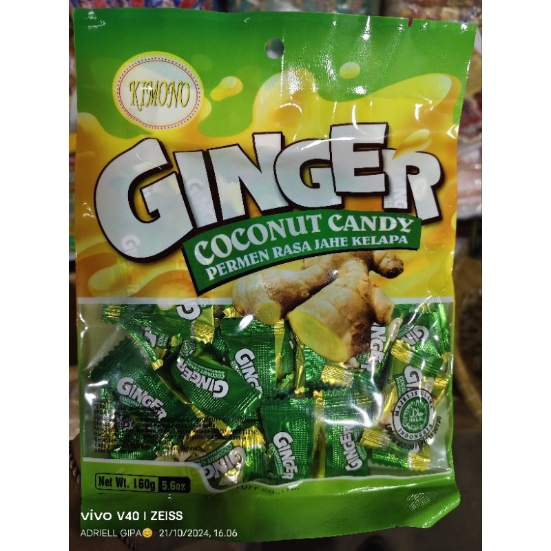 

Permen Ginger coconut candu