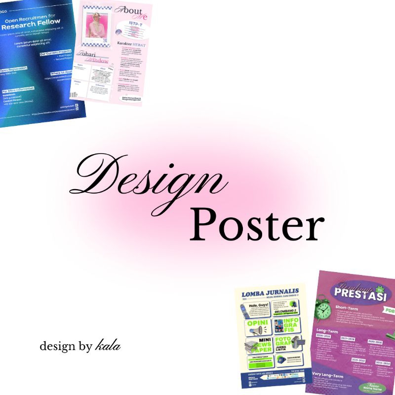

DESIGN POSTER MURAH FREE REVISI bisa sehari jadi | Design by Kala