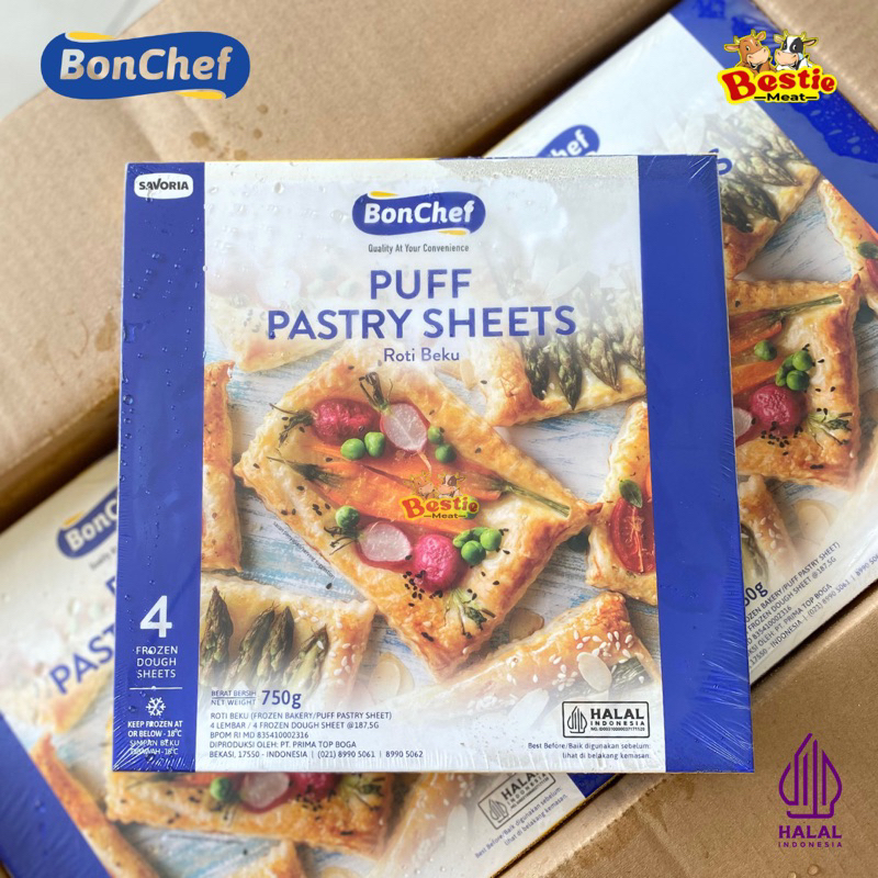 

BonChef Puff Pastry Sheets 750g