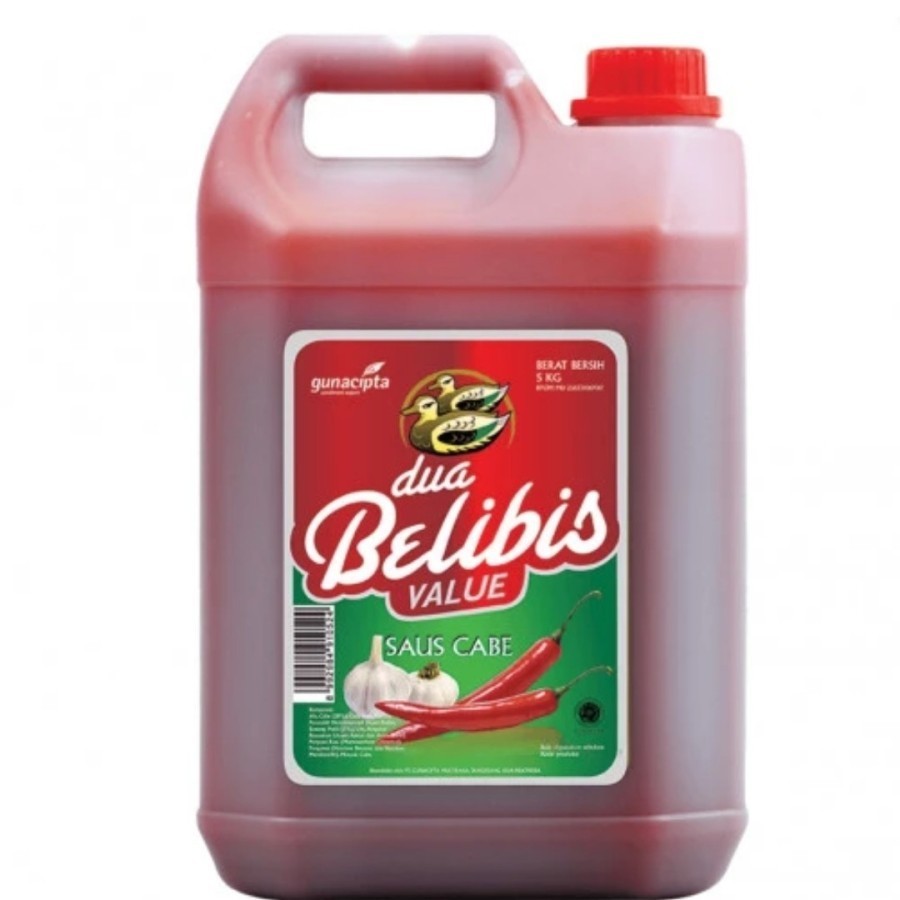 Chili Sauce Value 2 Belibis / Saus Sambal Value 2 Belibis - 5 Kg