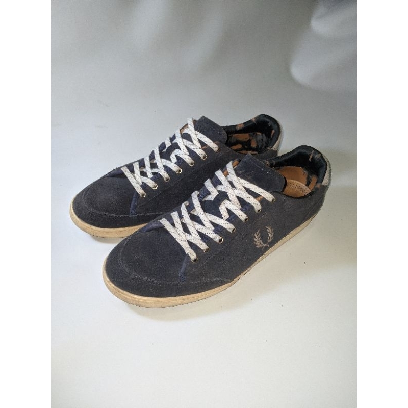 Sepatu Fred Perry Suede Navy Size 43 Second
