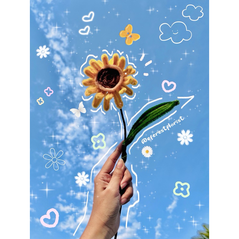 Bucket Bunga Matahari (1 tangkai)