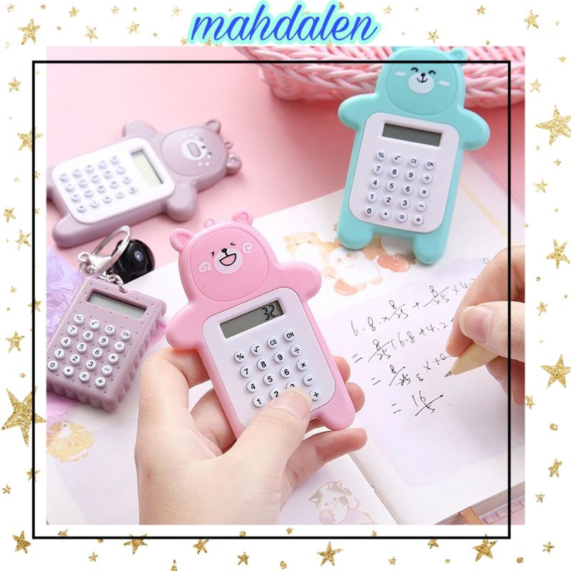 

{GKB3} CALCULATOR MINI PORTABLE MOTIF BEAR KALKULATOR PORTABLE MINI BERUANG KALKULATOR UNIK KALKULATOR 8 DIGIT MINI PORTABLE KALKULATOR BERUANG TOMBOL KARET KALKULATOR SEKOLAH /STATIONARY WARNA WARNI