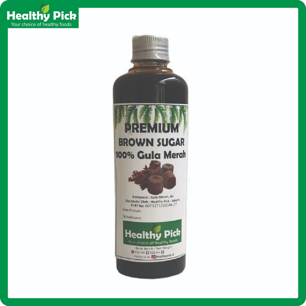 

Brown Sugar Cair Premium Asli 100% 250ml