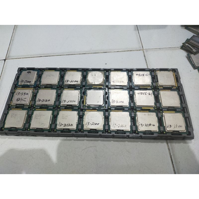 Processor Core i3 gen 1 / gen 2 / gen 3 - Socket 1155 (core i3 550 / core i3 2100 / core i3 3220)