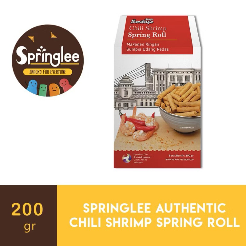 

Springlee Sarikaya Chili Shrimp Spring Roll 200gr