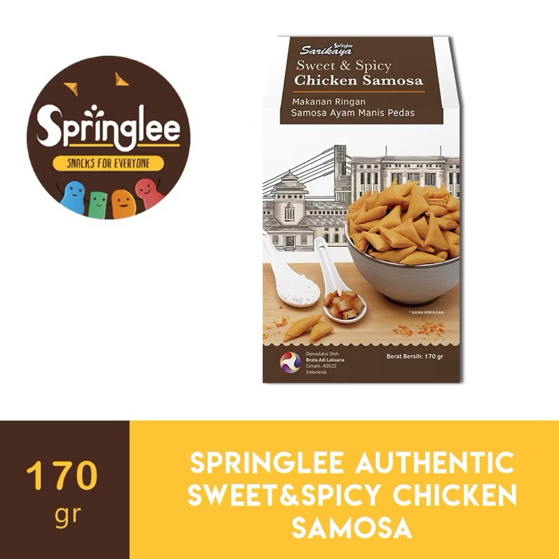 

Springlee Sarikaya Sweet & Spicy Chicken Samosa 170gr