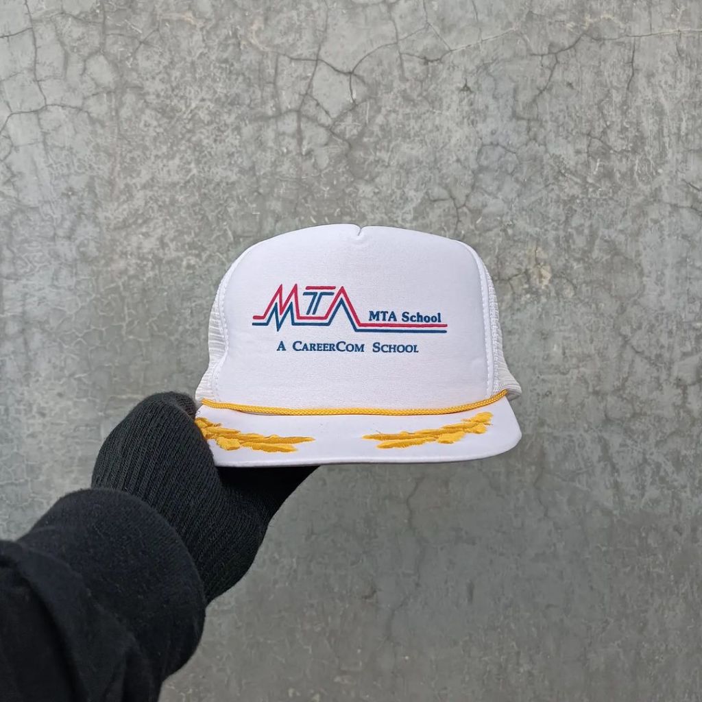 Topi Vintage Trucker Rope Hat Topi Rope Hat Topi Jaring Unisex Pria Wanita MTA Nissin Original