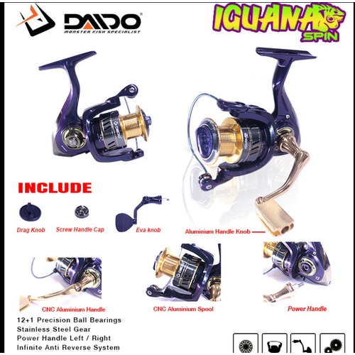 Reel Daido IGUANA SPIN BXX 4000