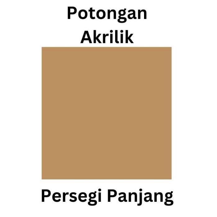 

Potongan Akrilik Persegi Ukuran 30x30, 40x40, 50x50, 60x60, tebal 2mm