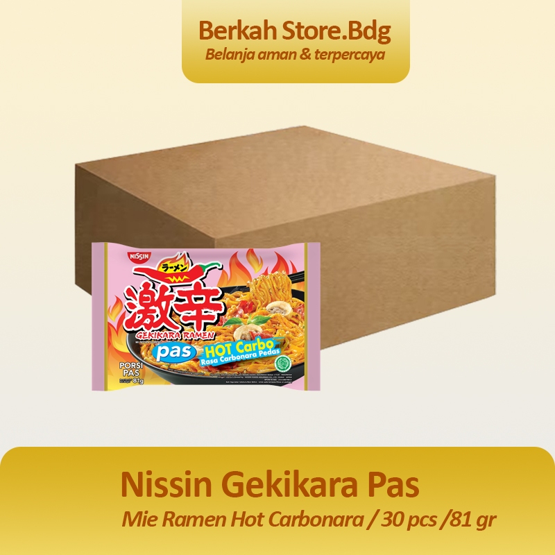 

Mie Kuah Ramen Nissin Carbonara Hot Exstra Pedas 75gr / 30 pcs /1 Karton