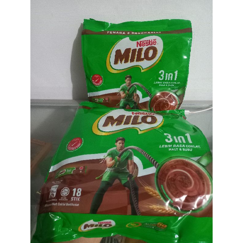 

Milo 3 in 1 Milo Malaysia stik 18