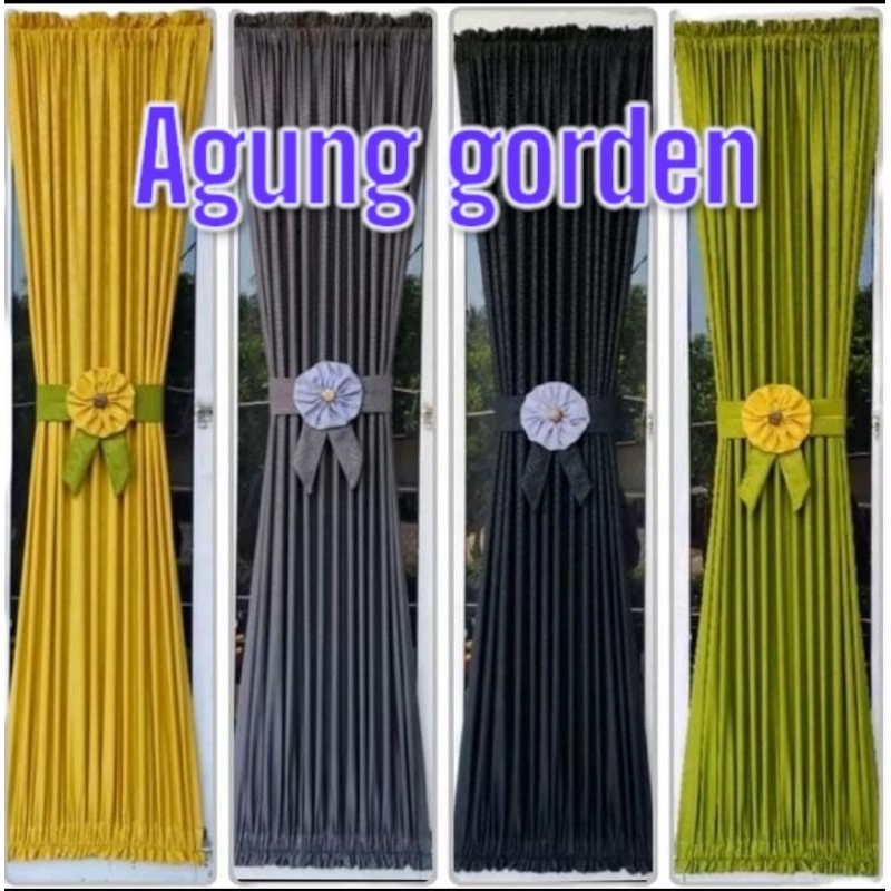 gorden kupu-kupu ikat jendela minimalis/gorden jendela/gorden pita ikat tengah