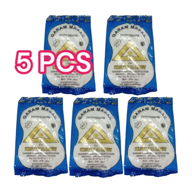 

5 PCS garam beryodium/ 5 pcs garam halus