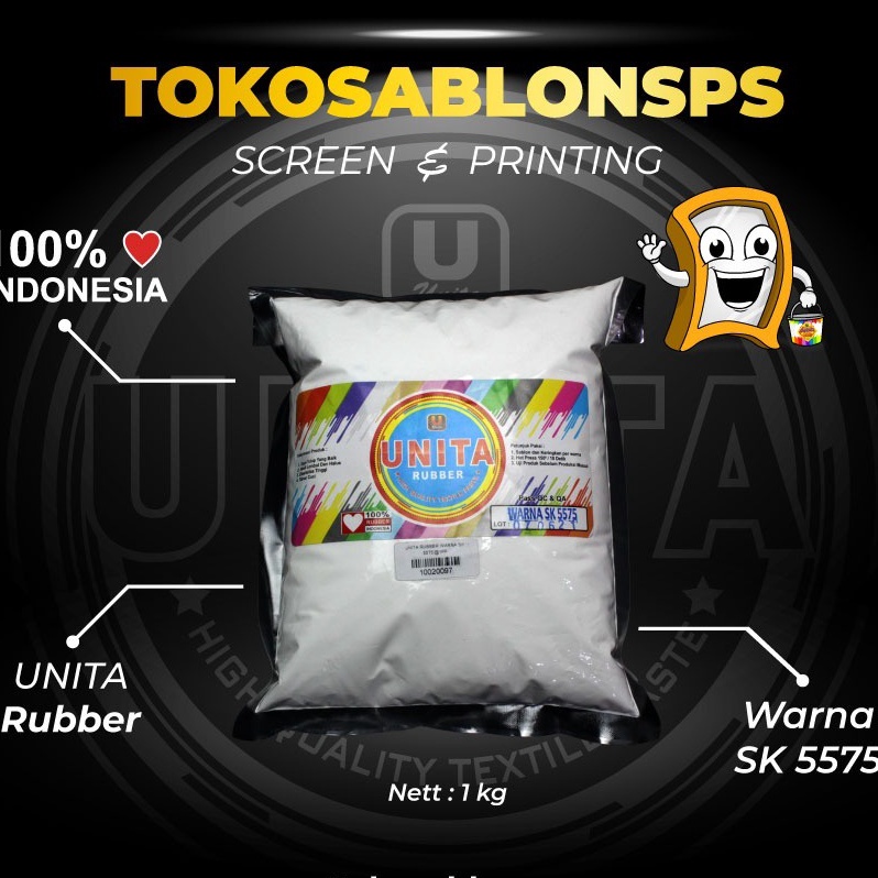 

KODE D38Q Unita Rubber Warna SK5575 1Kg