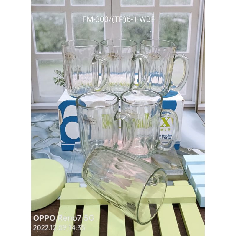 cangkir royalex 6 pcs 270ml