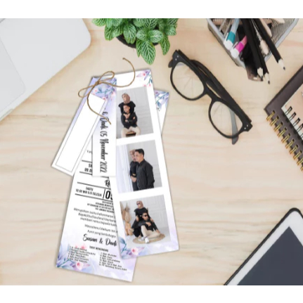 UNDANGAN HANGTAG CUSTOM / UNDANGAN RUSTIC / UNDANGAN CUSTOM / UNDANGAN 4 LAYER / UNDANGAN AESTHETIC 