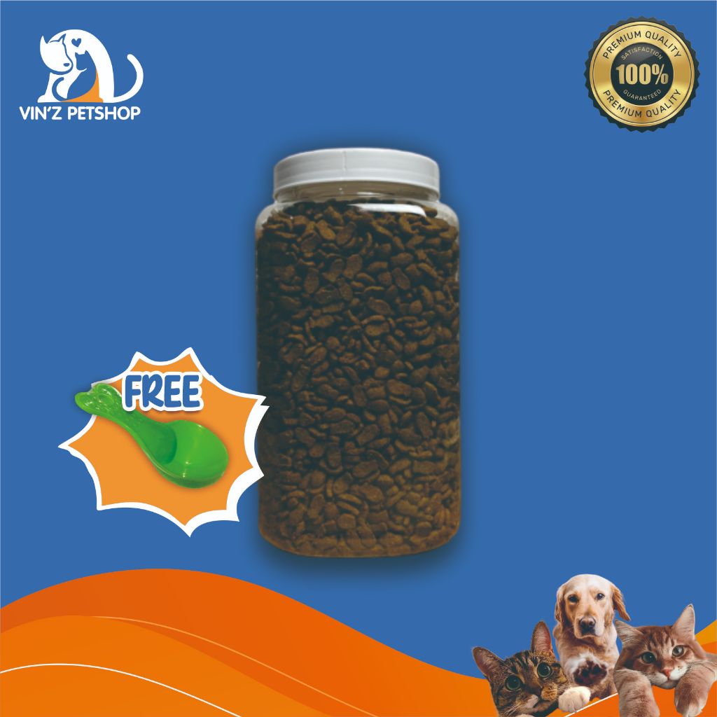 BOLT MAKANAN KUCING KERING DONAT IKAN SALMON 700G KEMASAN TOPLES BONUS SENDOK