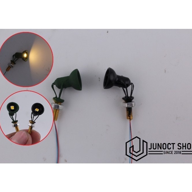 Special Pr Lampu Pos Sorot Display Miniatur Maket 312V Model LED Taman Jalan Kereta