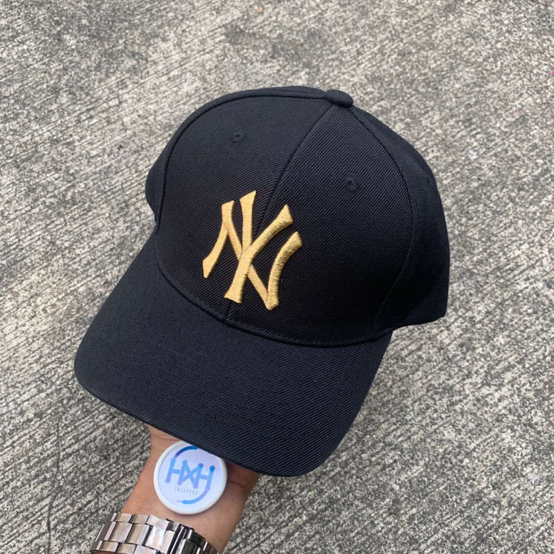 Topi MLB Metal Embroidery NY Yankees - 900090091D00