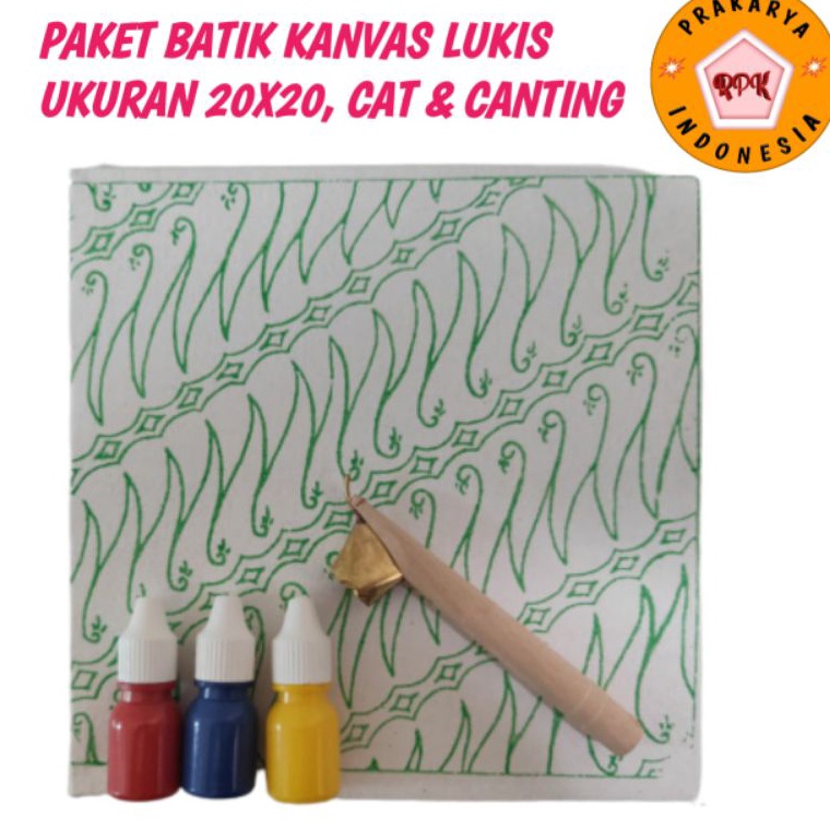 

Harga Diskon Paket kanvas lukis 2x2 dengan motif Batik