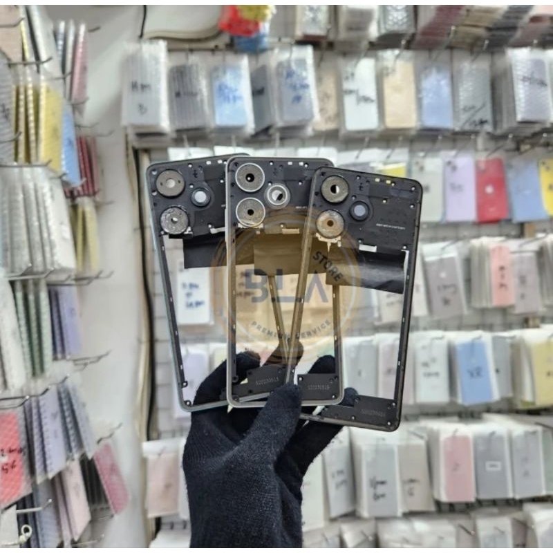 BEZEL TUTUP MESIN TULANG TENGAH INFINIX HOT 30 X6831