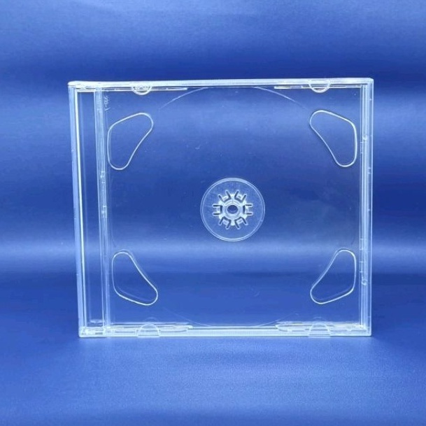 CD CASE TEBAL DOUE BAHAN MIKA WARNA TRANSPARAN