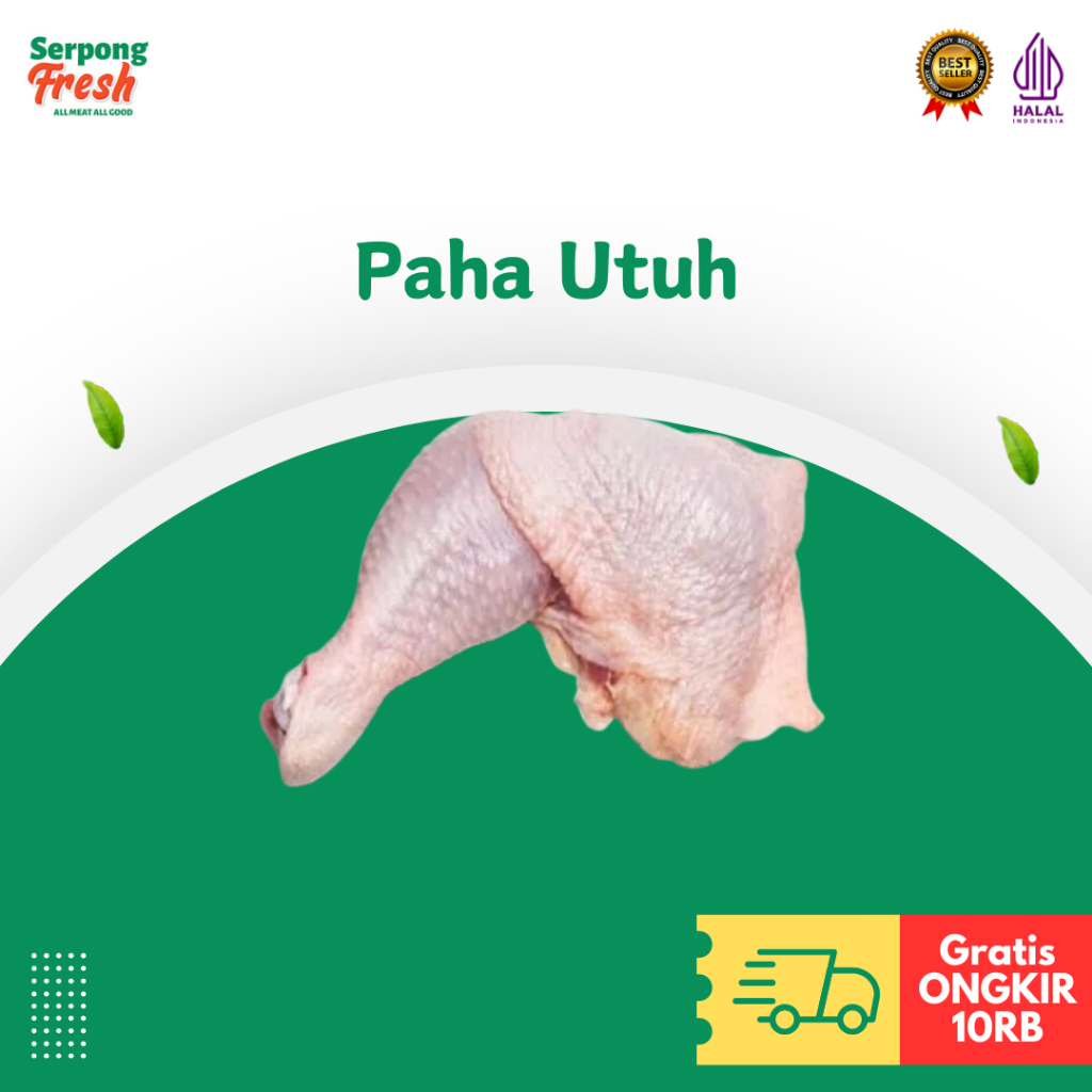 

Paha Utuh Paha Pistol 1KG Frozen Beku Ayam Pentung Fresh Segar