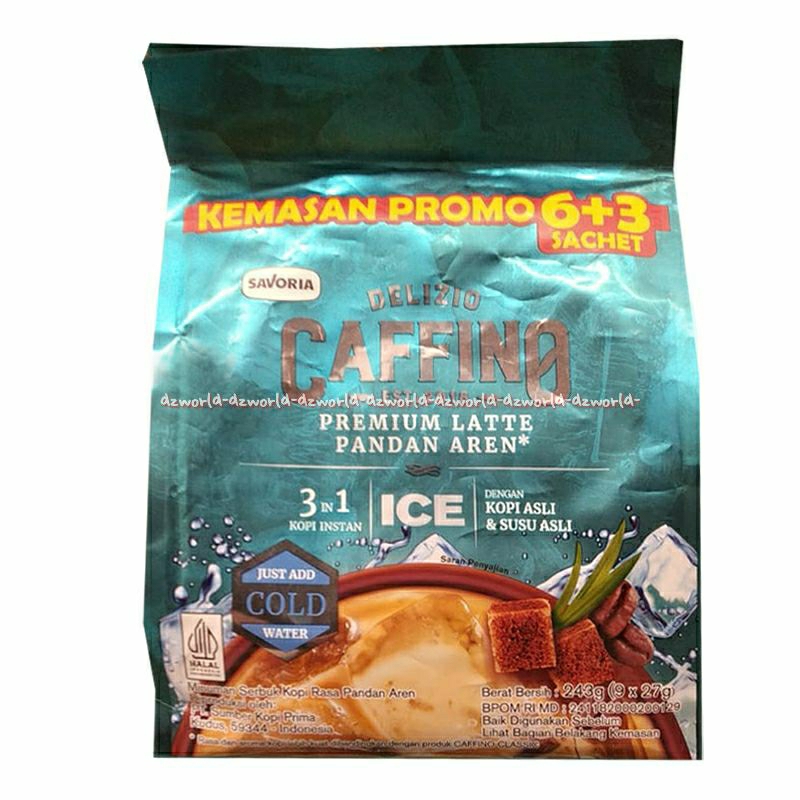 

9sachet delizio caffino pandan aren