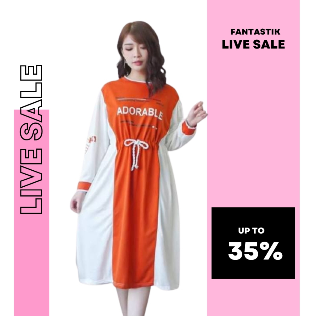 Kaos Long Tunik Remaja Wanita Lengan Panjang Motif Slogan Terbaru Mitoz Online Grosir Tanah Abang