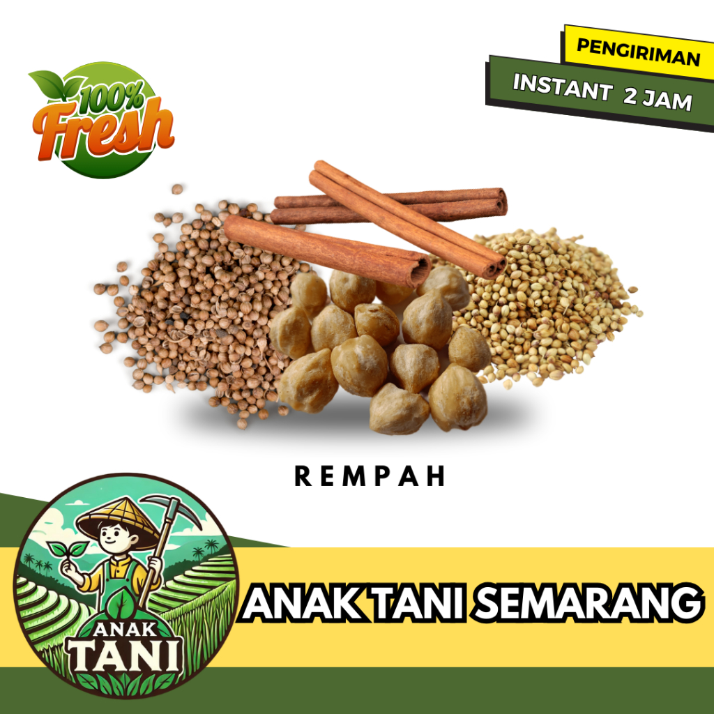 

[ANAK TANI] KEMIRI / KETUMBAR / MERICA / KAYU MANIS / KAPULAGA / BUNGA LAWANG SERBA 3000 AN SIAP KIRIM INSTANT AREA SEMARANG