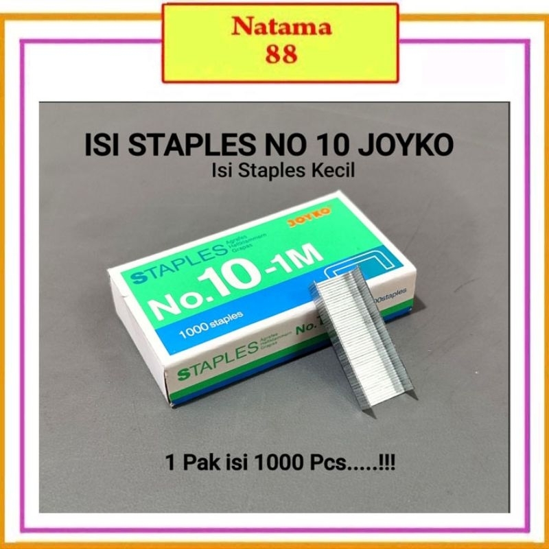 

1 Pak Kecil Isi Staples Joyko No 10