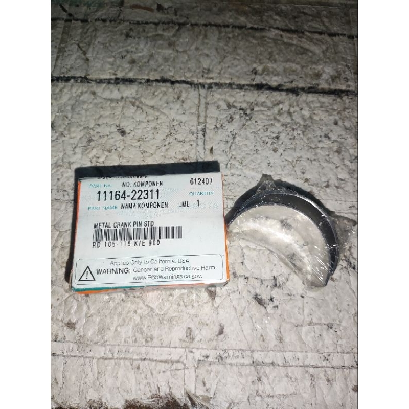 crank pin metal kubota rd 105 - 115 std standart asli original