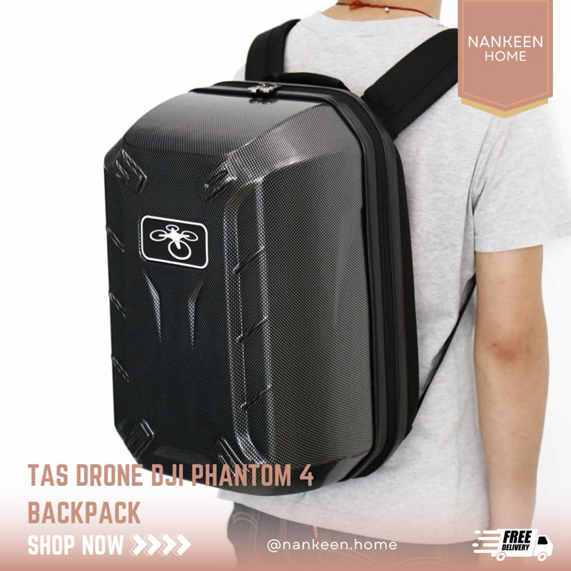 nankeen shop - Tas Drone DJI Phantom 4 Backpack/Tas Drone Hardcase DJI Phantom 4/Tas Punggung Drone 