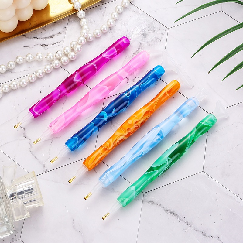

5D DIY Diamond Painting Pen Pena Bor Berlia Cross Stitch Sparkle Berlian Lukisan Aksesoris Multi Placer Pen Tip Accessories