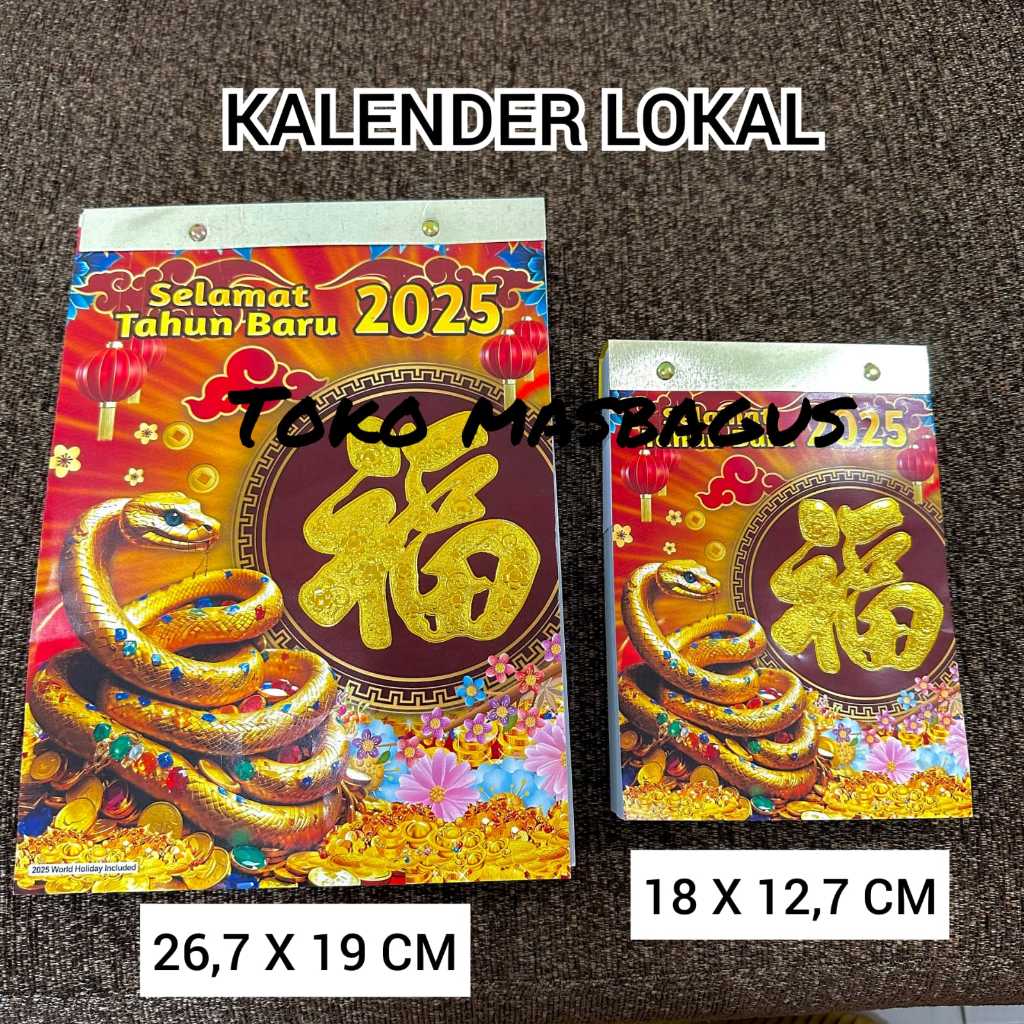 

KALENDER HARIAN SOBEK LOKAL 2025 SHIO ULAR - KELENDER TULISAN FU FUK BAHASA ARAB JAWA CHINA MURAH - KALENDER NASIONAL