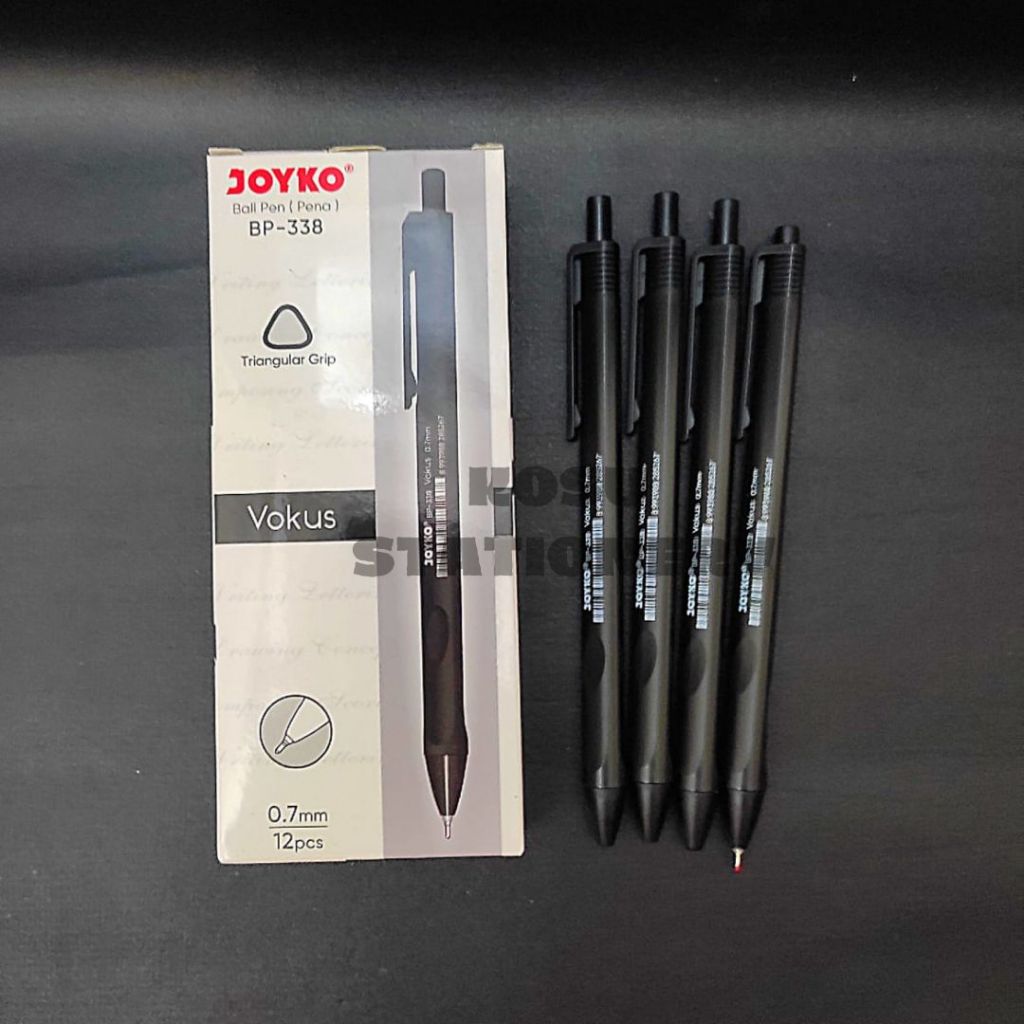 

BOLPEN / BALLPOINT / PULPEN / POLPEN JOYKO VOKUS BP 338 HITAM