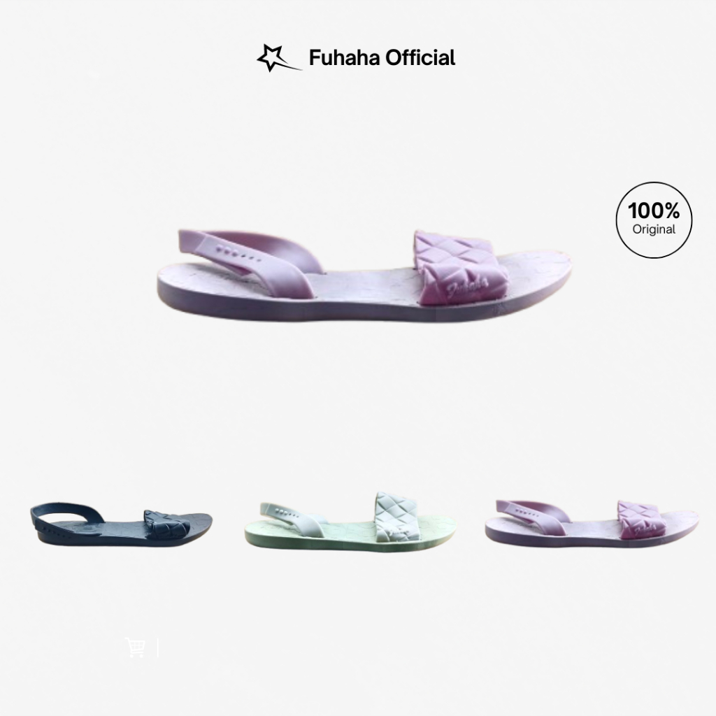 Sandal Flat Wanita Santai Canti Casual Nyaman Original - Fuhaha