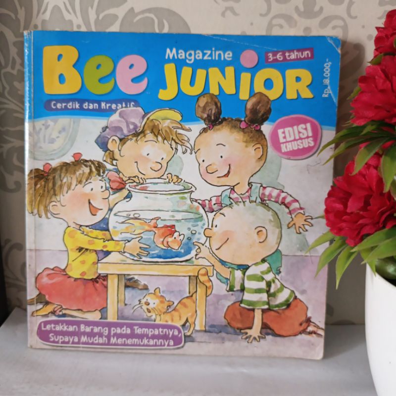 ORIGINAL BUKU ANAK ANAK -  BEE MAGAZINE JUNIOR 3-6 TAHUN, edisi khusus