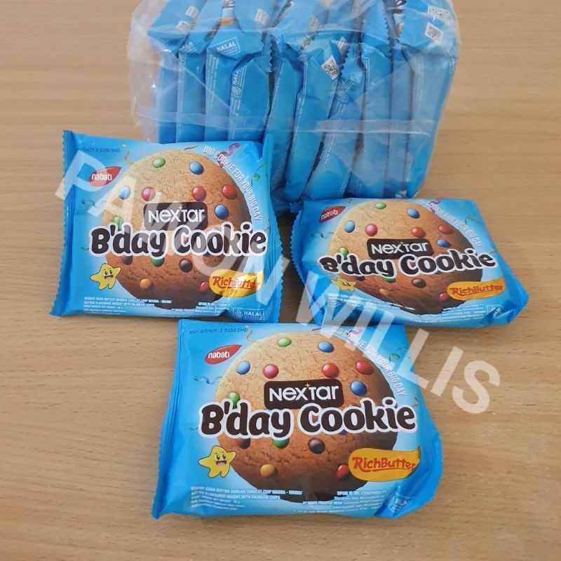 

Nabati Nextar Bday Cookie 30 gr isi 10 Bungkus