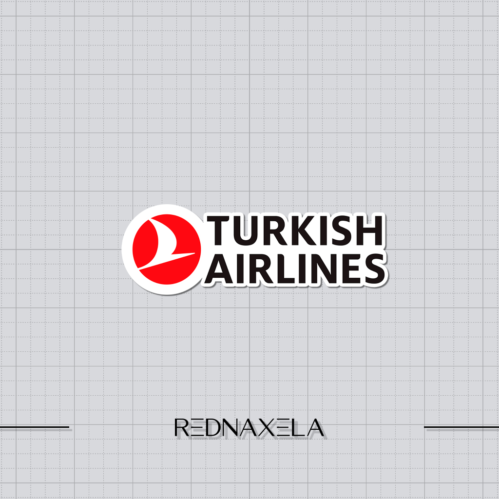 

Stiker Vinyl Turkish Airlines Stiker Koper Outdoor Waterproof Sticker