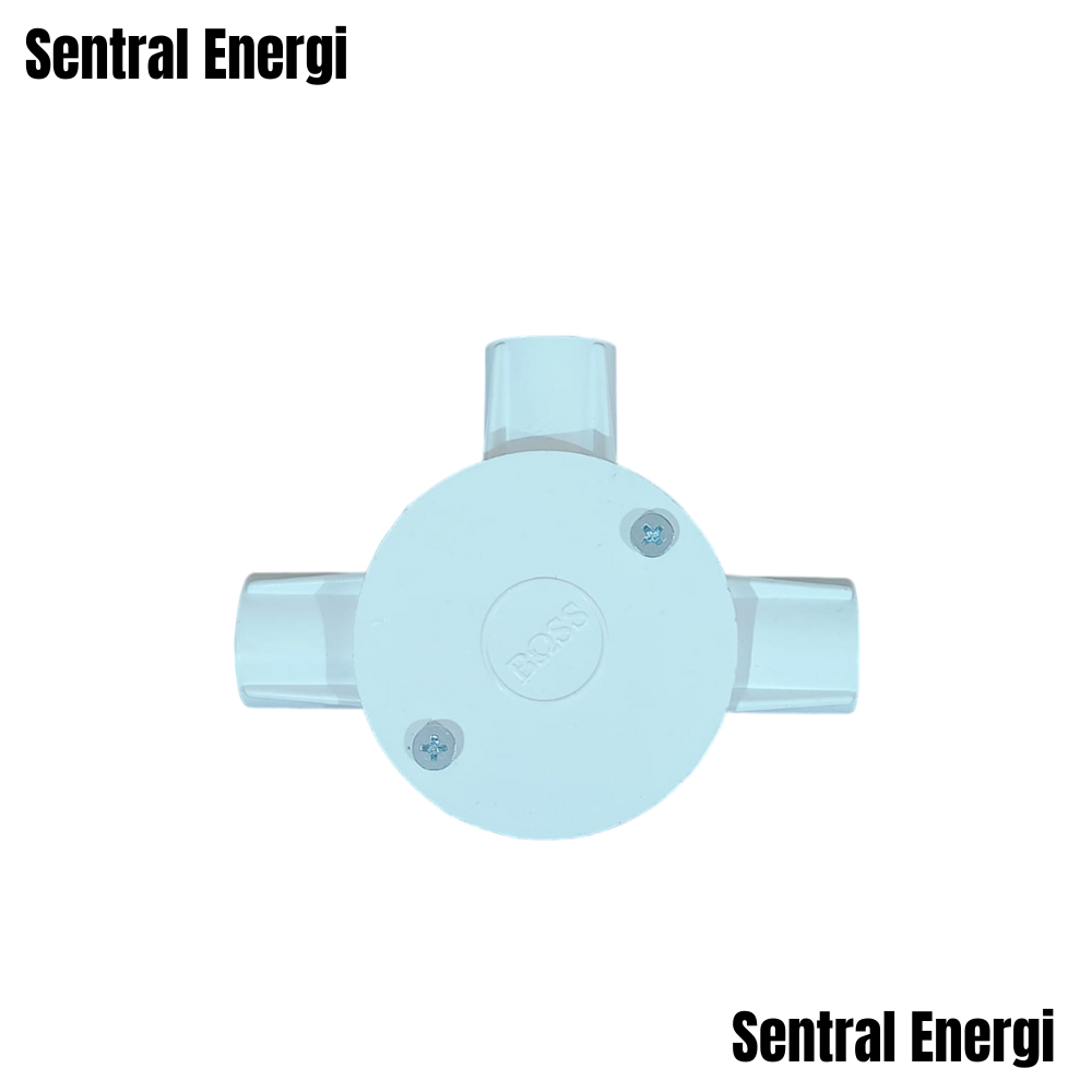 T Dos / T Dus / Tee Dos 20mm Boss Putih