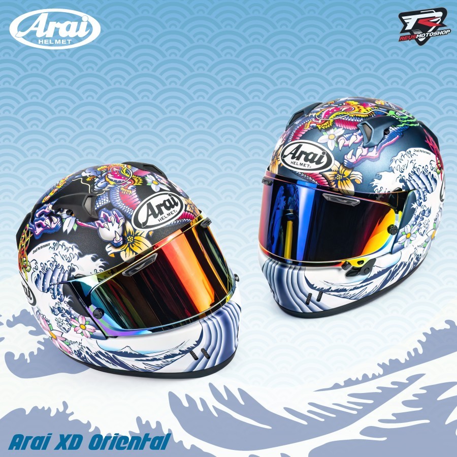 HELM ARAI XD ORIENTAL ORIGINAL JAPAN ARAI FULLFACE