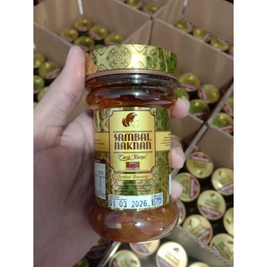 

PAKET HEMAT SAMBAL NAKNAN LEVEL 5 (EKSTRA PEDAS) ISI 1 LUSIN / 12 PCS TERLARIS EXPIRED 2026!!