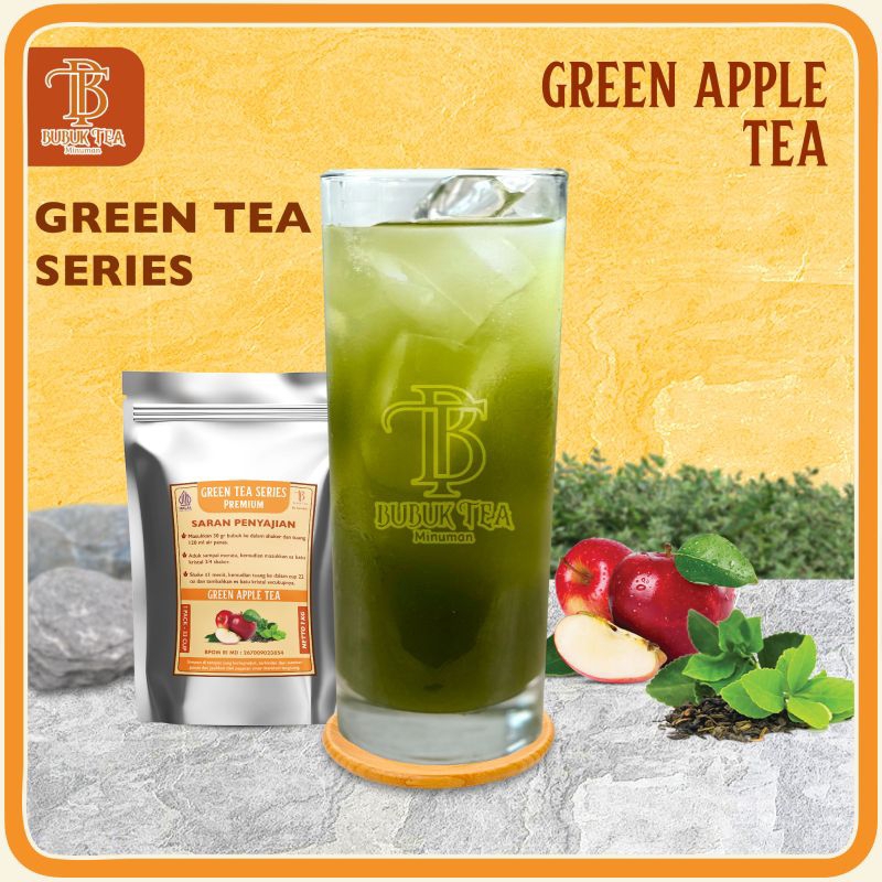 

BUBUKTEH PREMIUM BUBUK MINUMAN GREEN APPEL TEA 1KG