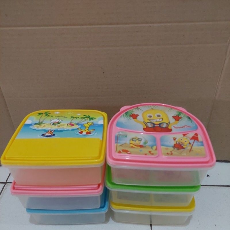Lunch box/tempat bekal/souvenir ultah anak biggi