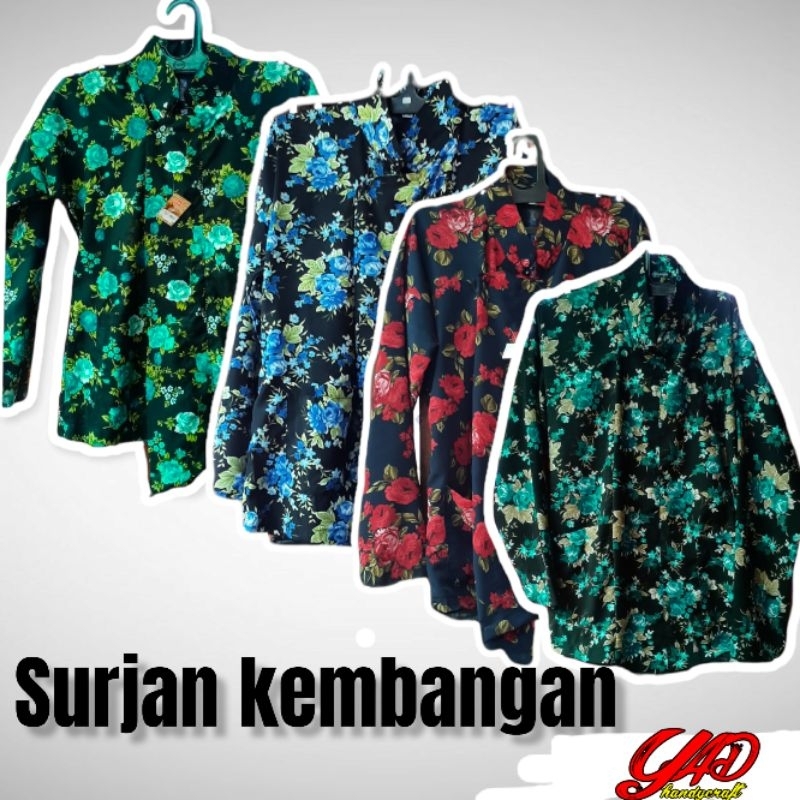 BAJU SURJAN KEMBANGAN BAHAN PREMIUM